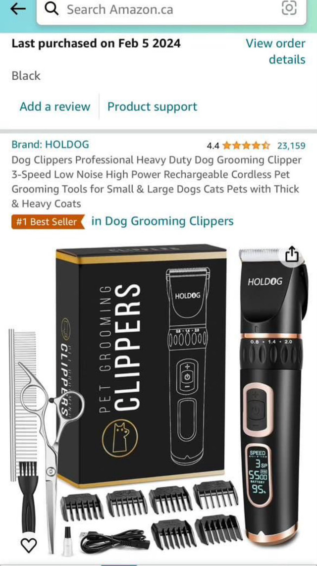 NEW dog grooming kit in Other in Cole Harbour