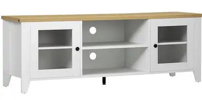 À vendre meuble TV moderne pour téléviseurs jusqu'à 60". État neuf, jamais déballé car acheté en dou...