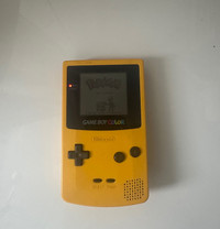 Gameboy colour with Pokémon red