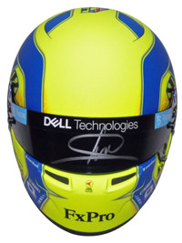 Lando Norris signed Formula 1 F1 Memorabilia Helmet Cap Photo