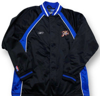 Vintage Reebok Philadelphia 76ers Sixers Jacket Size Large $80