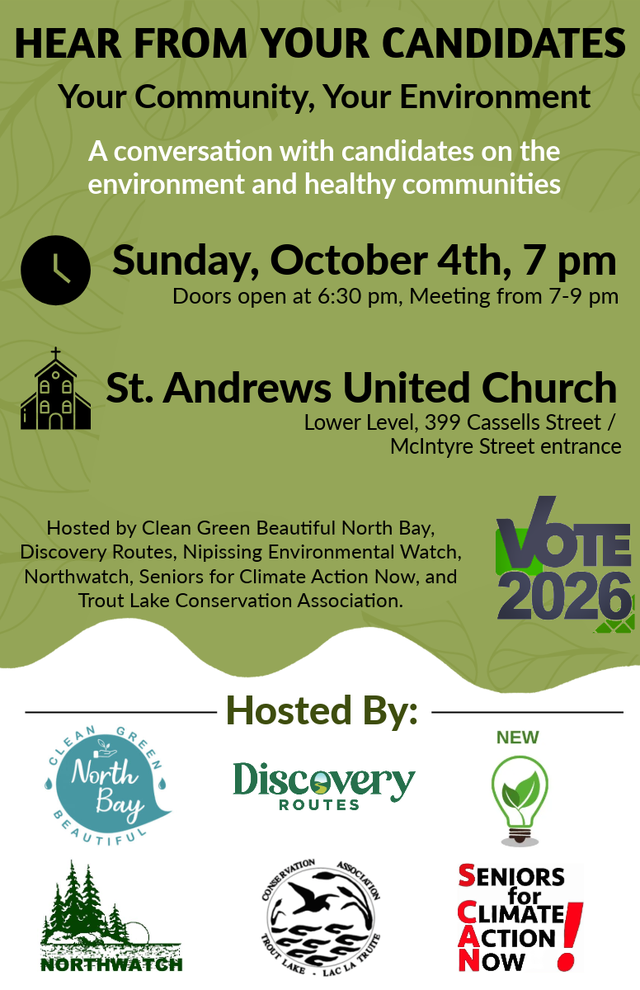 Your Community, Your Environment, Hear from Your Candidates