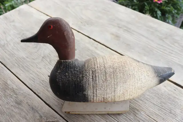 Old Wooden Decoy On Stand in Arts & Collectibles in London - Image 5