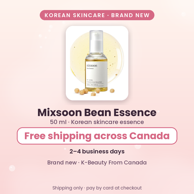 Mixsoon Bean Essence 50ml - Brand New - Free Shipping Canada