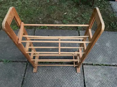 Wood Storage Rack 4 Tier Shelf Stand, View more