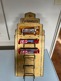 Vintage advertising display Schrafft’s Candy .