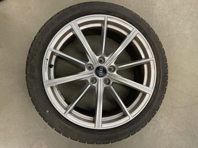 235/40/19 96V Pirelli Performance Winter Tires on OEM Audi Rims in Tires & Rims in Edmonton - Image 3