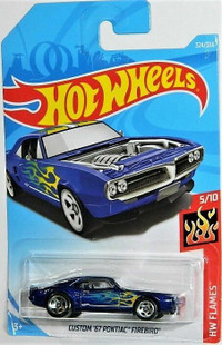 Hot Wheels 1/64 Custom '67 Pontiac Firebird Diecast Cars