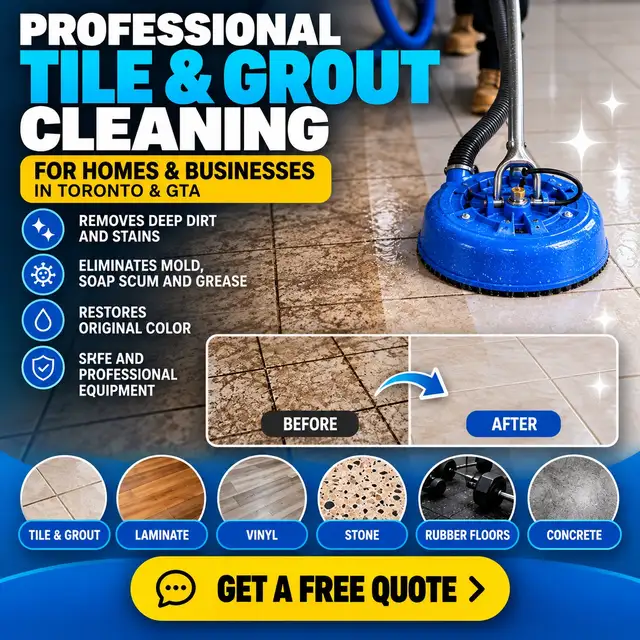 Kitchen, Bathroom & Commercial Tile Floor Cleaning