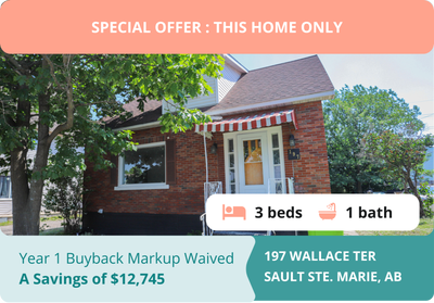 Rent-to-Own This Sault Ste. Marie Brick Home — Your Path to Ownership Starts Now! Tired of renting i...