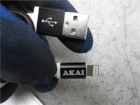 NEW AKAI LIGHTNING TO USB CABLE  1 M CABLE 3.3 FT CHARGING IP
