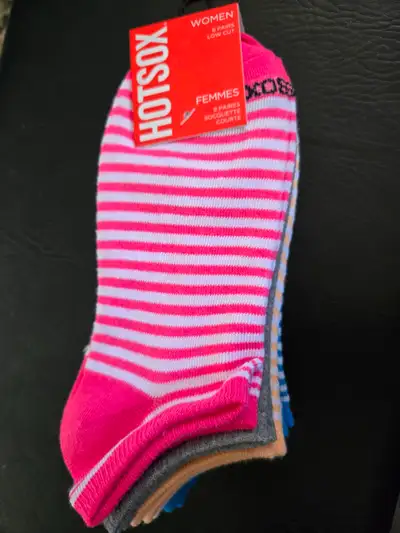New, "Hot Sox", 8 Pairs, View more