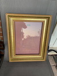 New Wood frame / cadre en bois Neuf ( out frame: 17” x 14)