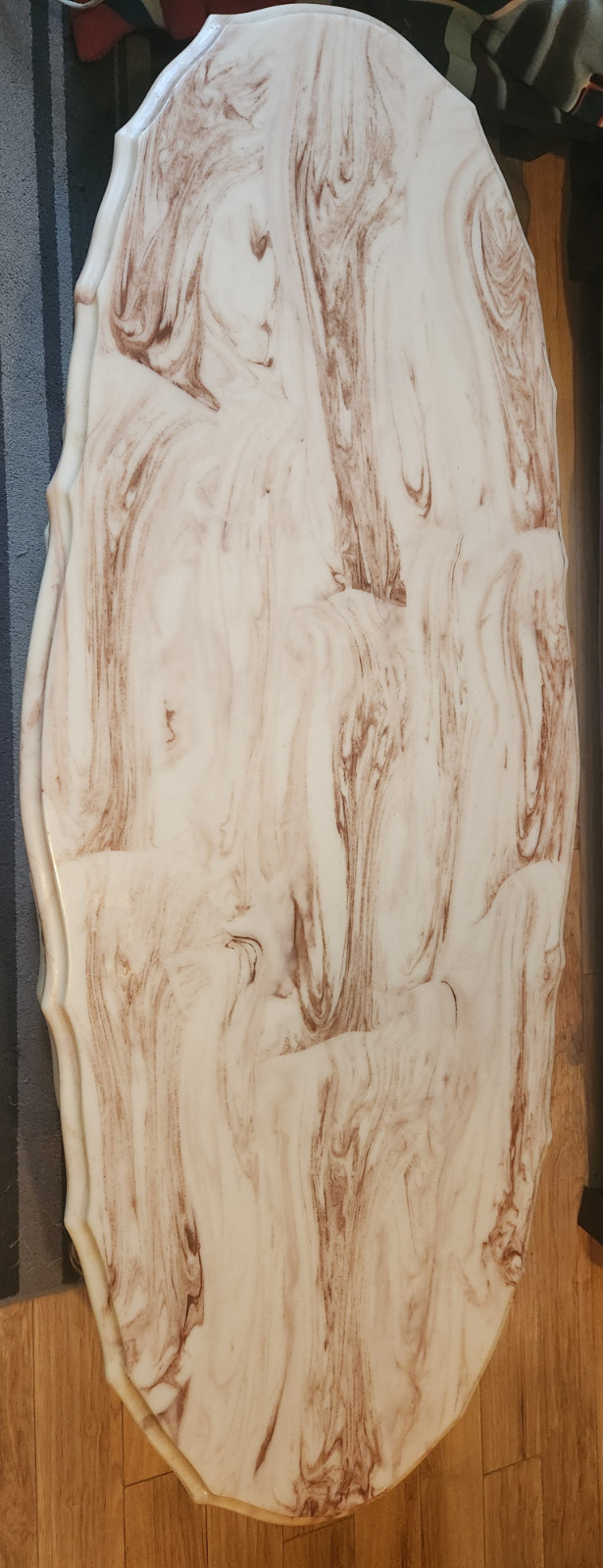 Large Unique-Shaped Footed Marble Coffee Table in Coffee Tables in Kingston - Image 2
