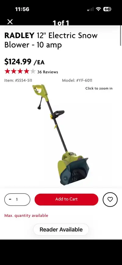 electric snowblower , View more