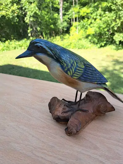 Bird - painted wood , View more