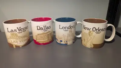 Starbucks Collectors Series Mugs(16 oz) $20 ea or $15 for multiples Pick up location: Lake Bonavista...