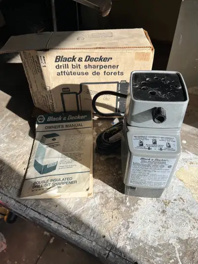 Black & Decker Drill Bit Sharpener, View more