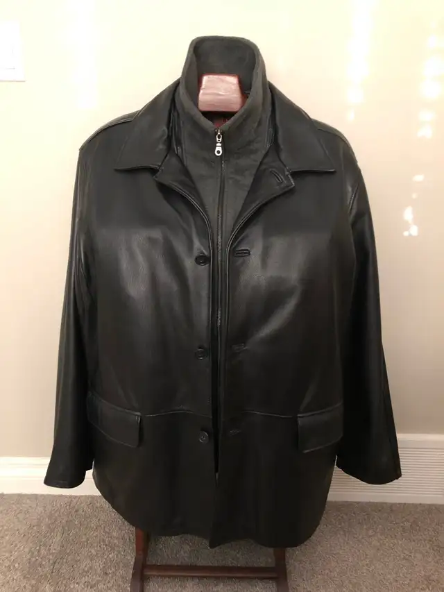 Men’s leather jacket, size 2XL in Men's in Calgary - Image 6