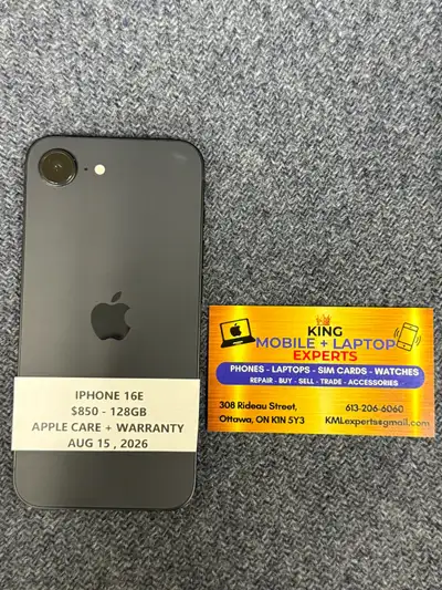 iPhone 16e – Like New! Looking for a great deal on an iPhone? Don’t miss this one! ✨ iPhone 16e Incl...