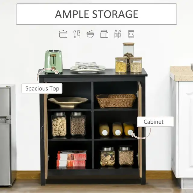 Glass door Kitchen Sideboard, Buffet Cabinet, Accent Storage in Hutches & Display Cabinets in Markham / York Region - Image 4