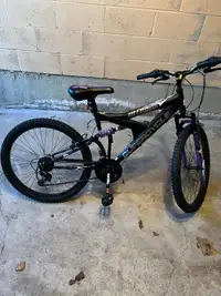 Supercycle Nitro XT Youth Hardtail Mountain Bike, Purple, 24-in
