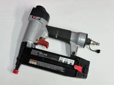 Porter Cable BN200SB 18-gauge pneumatic brad nailer. Tool only, includes a new non-marring tip. Conn...