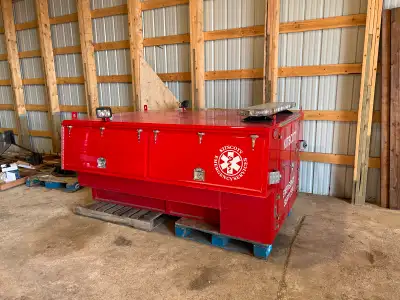 2008 Bowden mechanics slide in. Used for fire department as storage for light rescue vehicle. Always...