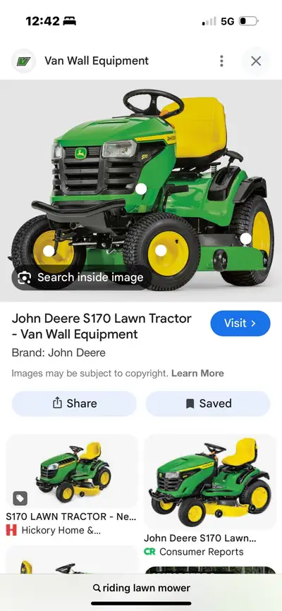 Wanted: Riding Lawnmowers , View more