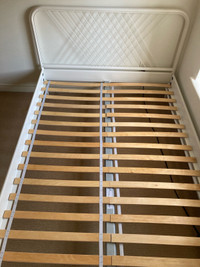 IKEA Double size bed frame and slats