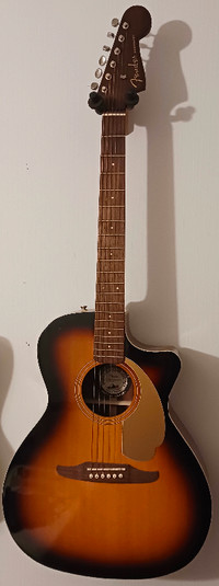 Fender Newporter acoustic electric guitar sunburst