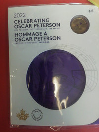 2022 Royal Canadian Mint celebrating Oscar Peterson coin set