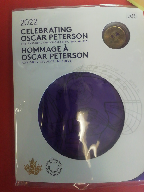 2022 Royal Canadian Mint Celebrating Oscar Peterson Coin Set in Arts & Collectibles in Mississauga / Peel Region