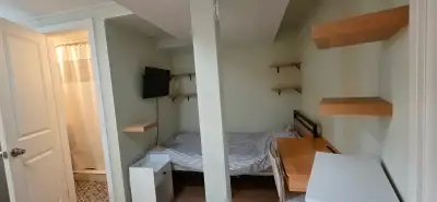 Furnished Private Basement Studio | Mississauga ✨ Designed as an all in one cozy living studio space...