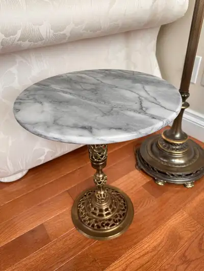 Elegant Marble Accent Table, View more