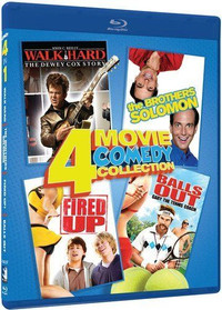 4 Movie/2 Blu-Ray set-Walk Hard,Fired Up,Balls Out,Bros