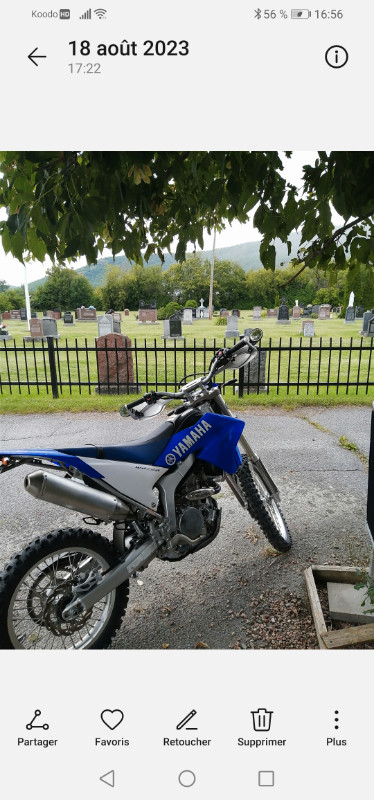 2008 Yamaha wr250 in Dirt Bikes & Motocross in Gatineau - Image 3