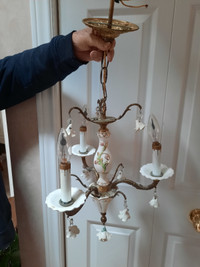 Unique antique mini chandelier