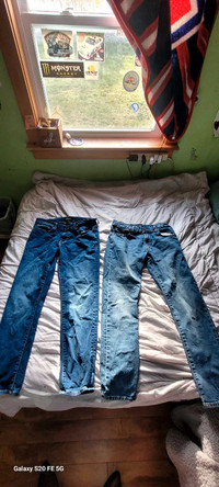 Brand new never worn polo and guess jeans
