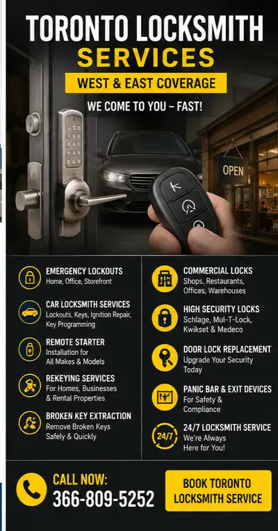 Markham Locksmith – Lock Replacement, Rekey & Commercial Locks, View more