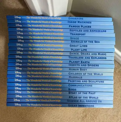 Disney Wonderful World Of Knowledge set of 23 Books, View more