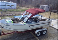 1986 Royale Line Blue Fin 19 Foot Aluminum Boat