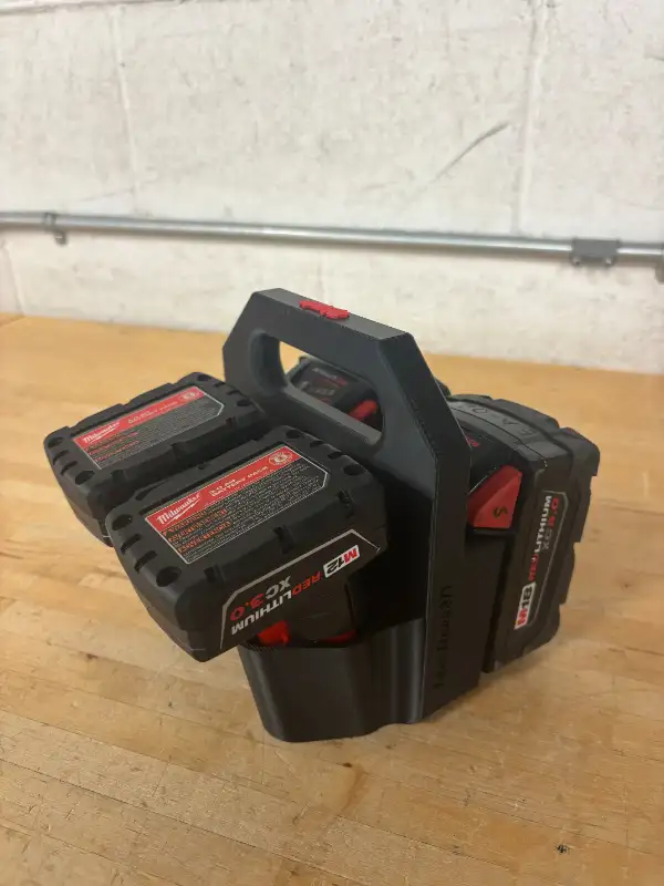 Milwaukee M12 / M18 Battery Caddy Holder 4-Pack (2+2) Packout in Power Tools in Markham / York Region - Image 2