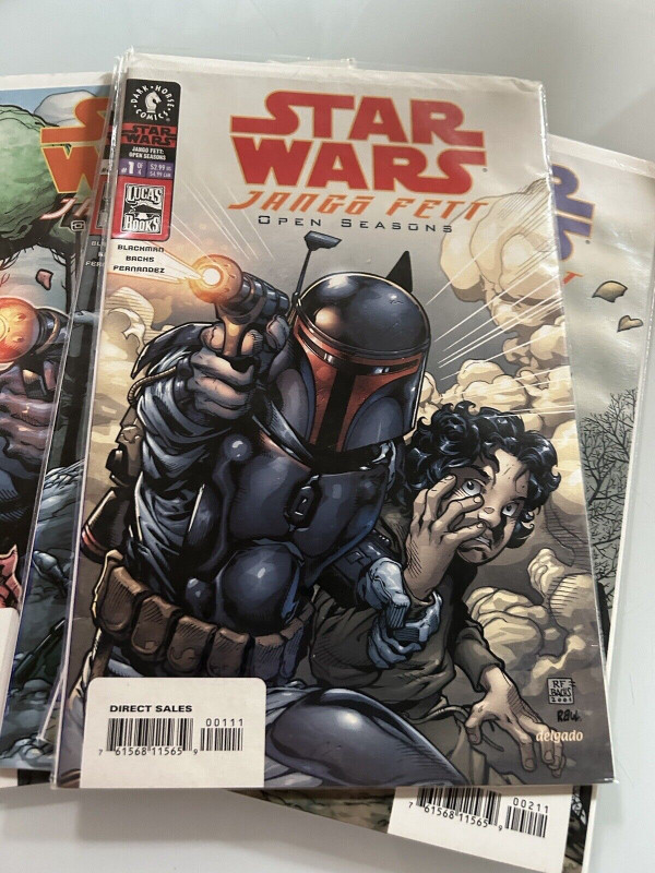 Star Wars Comics Jango Fett Open Seasons (2002) ALL FOUR COMICS in Comics & Graphic Novels in Oakville / Halton Region - Image 2