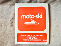 Moto-Ski catalogue de pièces 1974