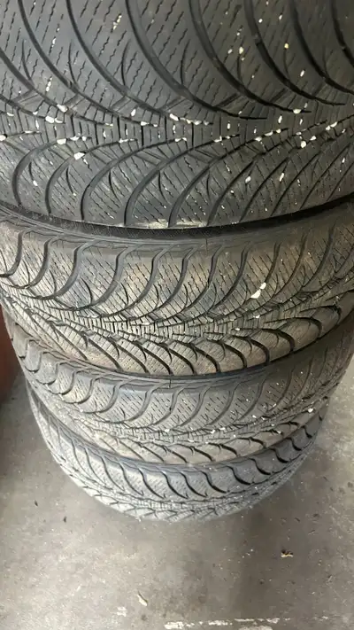 GOOD YEAR ULTRA GRIP M&S WINTERS WINTER TIRES IN REALLY GOOD SHAPE USED ONE WINTER. HAVE 2 STYLES OF...