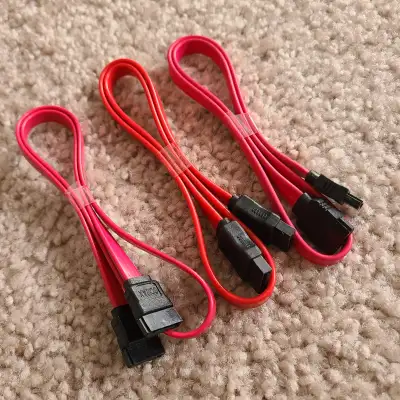 SATA Serial ATA Cable, flat connectors (3 pcs), View more