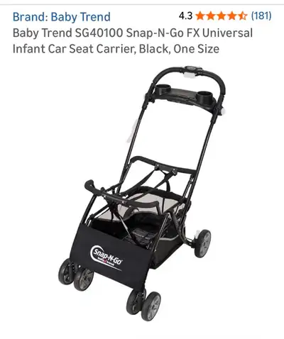 Universal Stroller base You can fit any bucket car seat inside Super useful Super compact if you don...