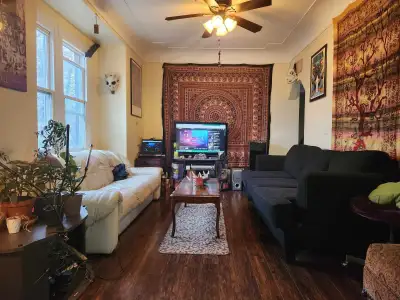 Master bedroom with massive beautiful windows for rent / Roommate wanted. In large detached house by...