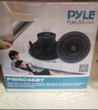 PyLE 6.5’’ In-Wall/In-Ceiling 2-Way Speakers PWRC65BT